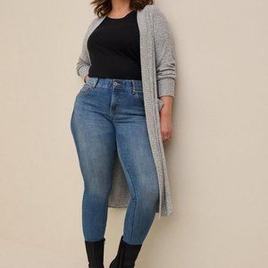 Super Soft Plush Ribbed Duster Torrid Size 0